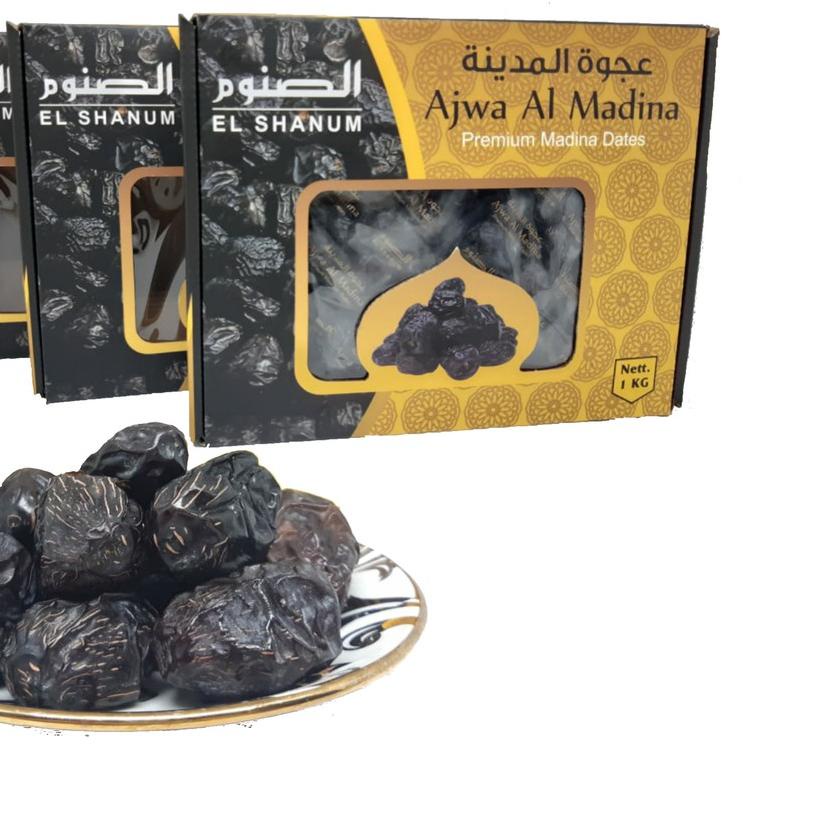 

limited STOCK![COD] Kurma Ajwa 1kg Premium Elshanum / Kurma Ajwa Premium Madina Dates / Kurma Nabi Asli Madina Madinah|KD6