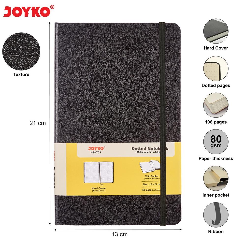 

[PRODUK PEECW] Notebook Buku Tulis Catatan Diary Agenda Joyko Hard Cover 7M9