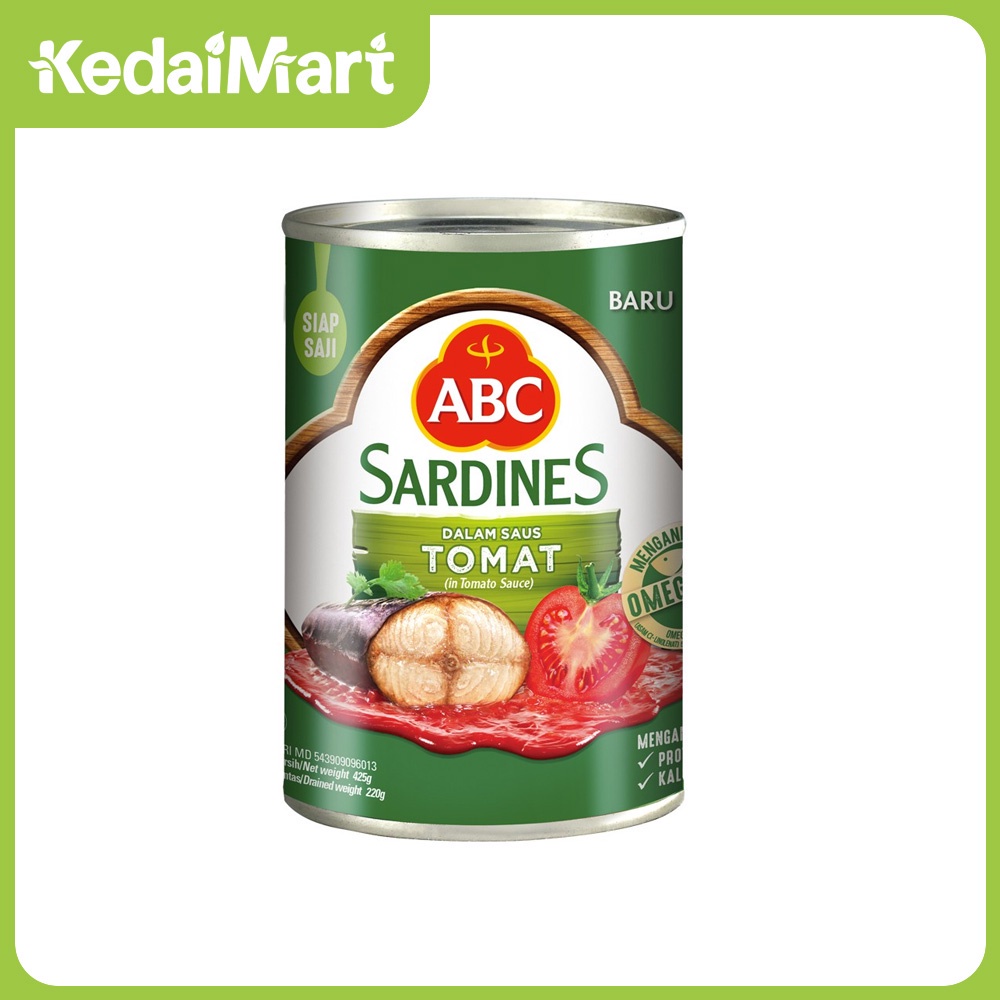 

Sarden ABC Saus Tomat 425 Gram