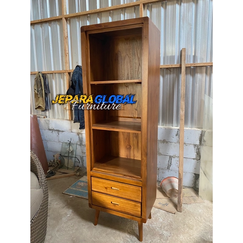 Jual Rak Hias Retro Jati Laci New Kekinian Rak Cabinet Jati Lemari Hias Jati Cabinet