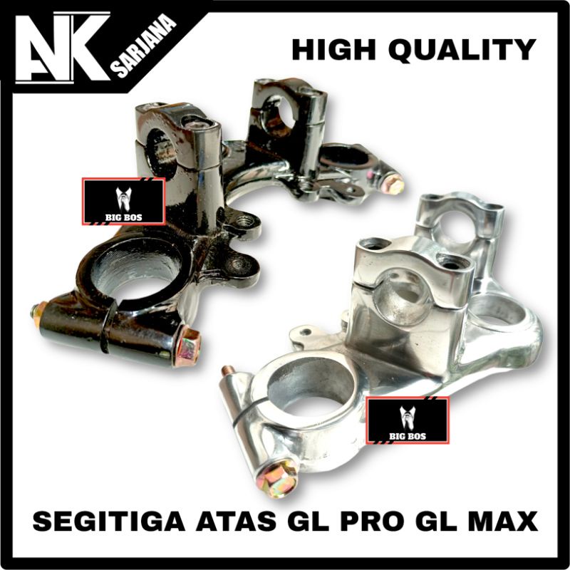 SEGITIGA T ATAS DUDUKAN STANG STIR HONDA GL PRO GL MAX HIGH QUALITY MODEL ORI