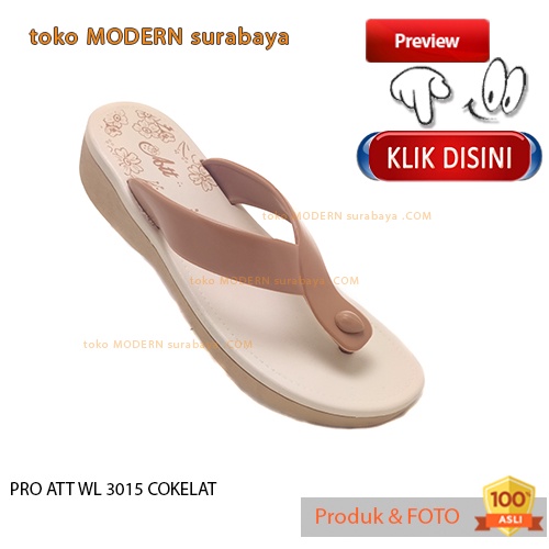 Sandal wanita sandal casual jepit karet PRO ATT WL 3015