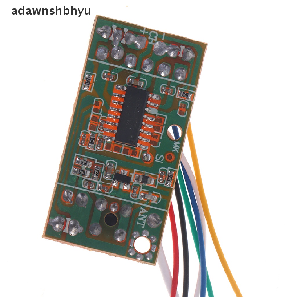 Adawnshbhyu 4CH RC Remote Control 27MHz Sirkuit PCB Transmitter Receiver Board Sistem Radio Untuk RC Mobil ID