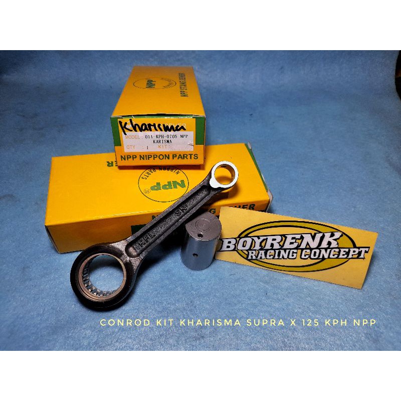 CONROD KIT STANG SEHER HONDA SUPRA X 125 KHARISMA KPH NPP - BOYRENK RACING CONCEPT