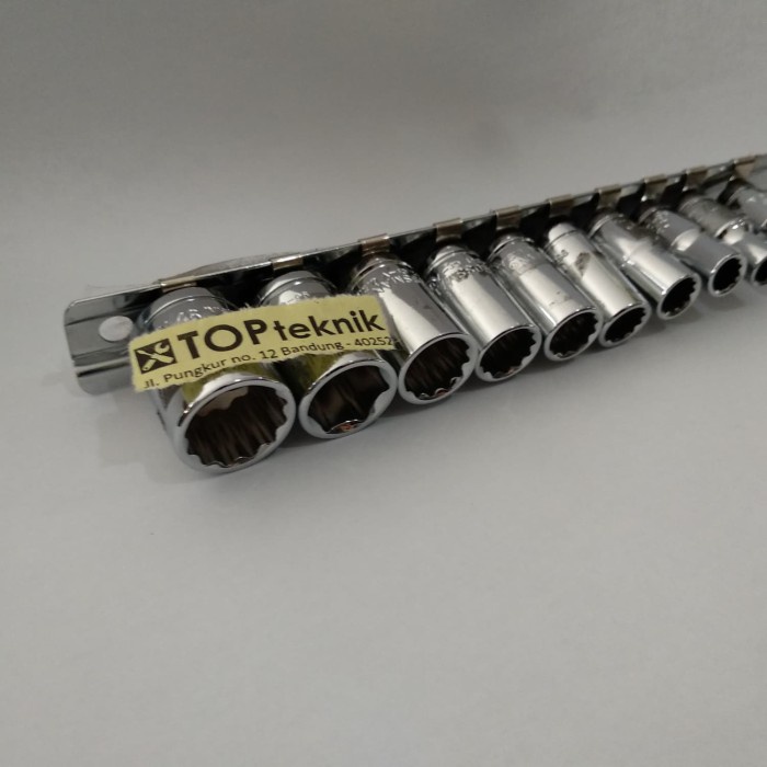 Shock Sok Socket Set Rail 1/4 Pendek Inch 10Pc Crossman Gestar Aircraft