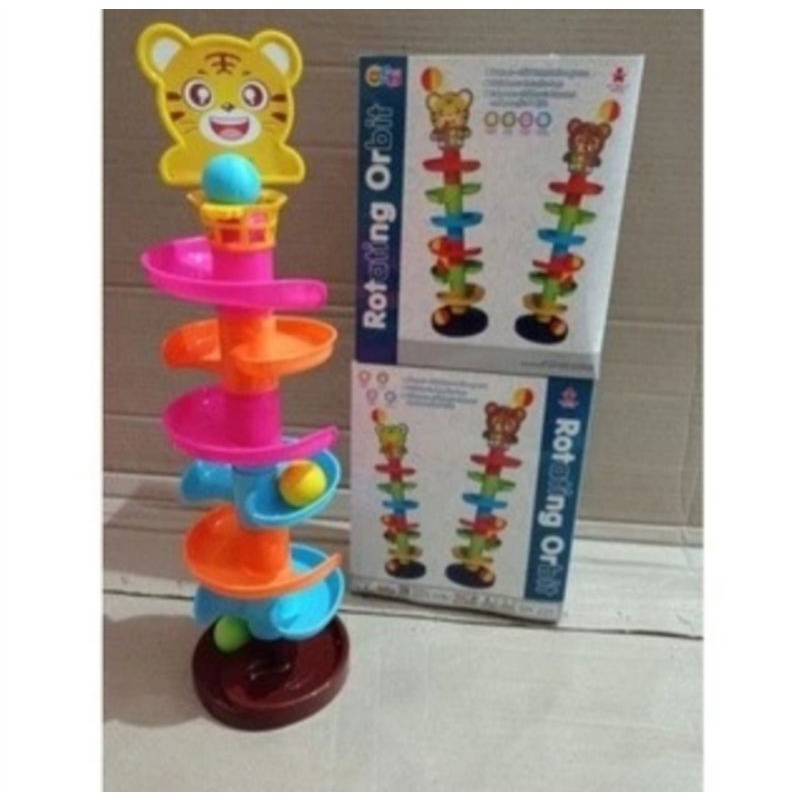 GE TOYS MAINAN MELATIH FOKUS DAN KONSENTRASI/ROTATING ORBIT/BOLA LUNCUR/EDUKATIF TERAPI WICARA