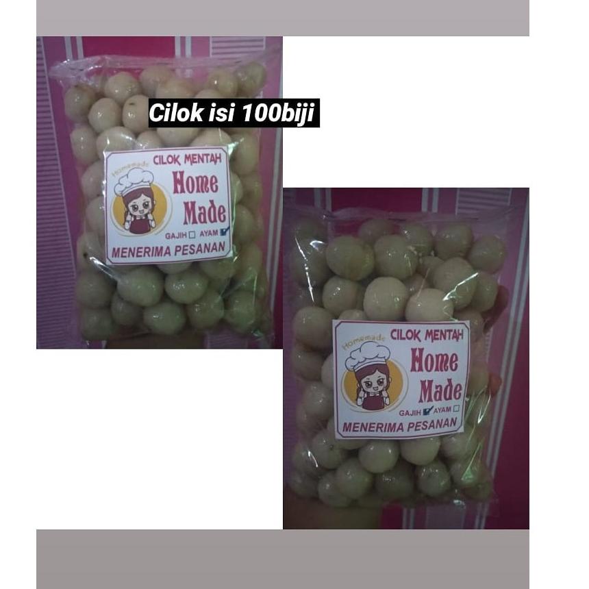 

Code-O28F㊛ CILOK GAJIH & Ayam isi 100 biji Mini mentah premium