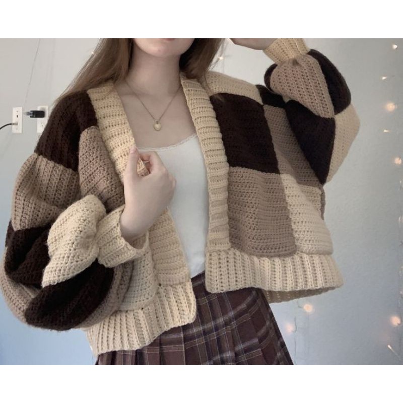 Cardigan Crochet Patchwork