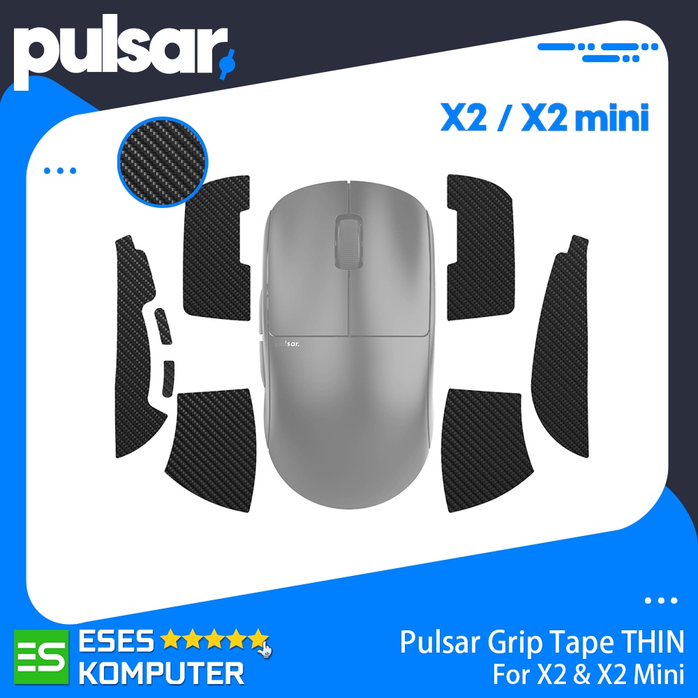 Pulsar Grip Tape THIN For X2 / X2 Mini Wireless | Anti-Slip