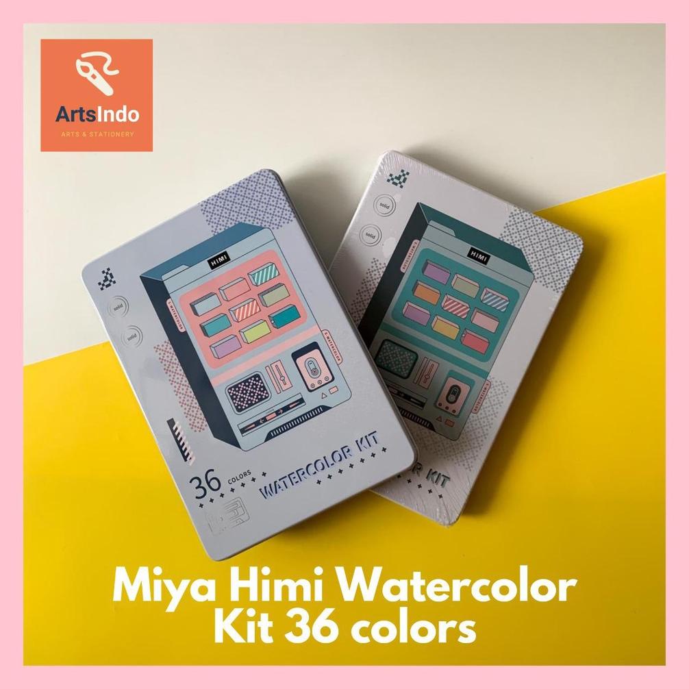 

MIYA HIMI WATERCOLOR KIT 36 COLORS - CAT AIR KIT 36 WARNA TERLARISS...,,,,,