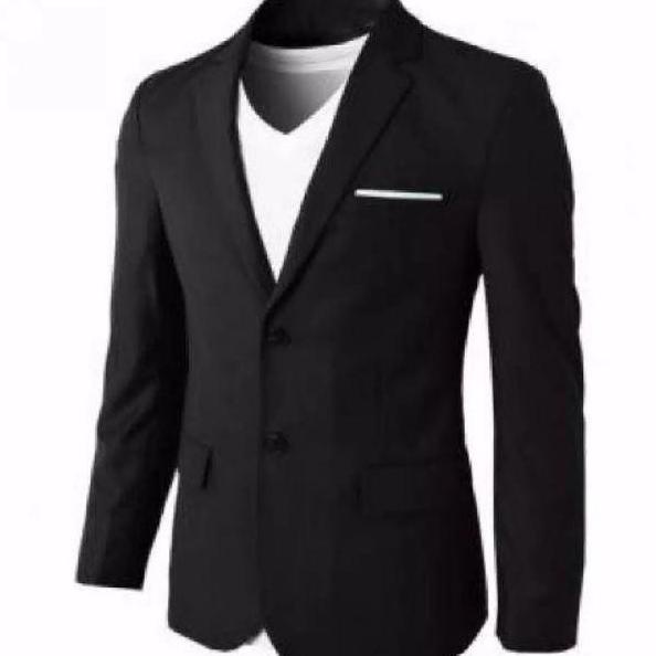 Jas Pria Hitam Jumbo size XL, XXL,XXXL, XXXXL, XXXXXL Termurah