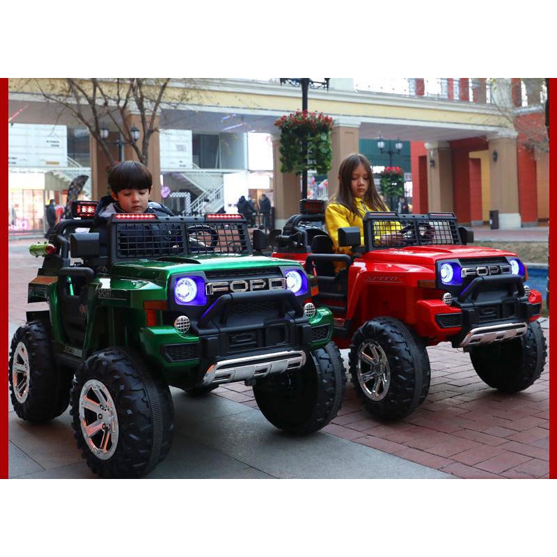 GOSEND Mobil Aki Anak Jeep FORD Besar 2 Anak Jeep Offroad