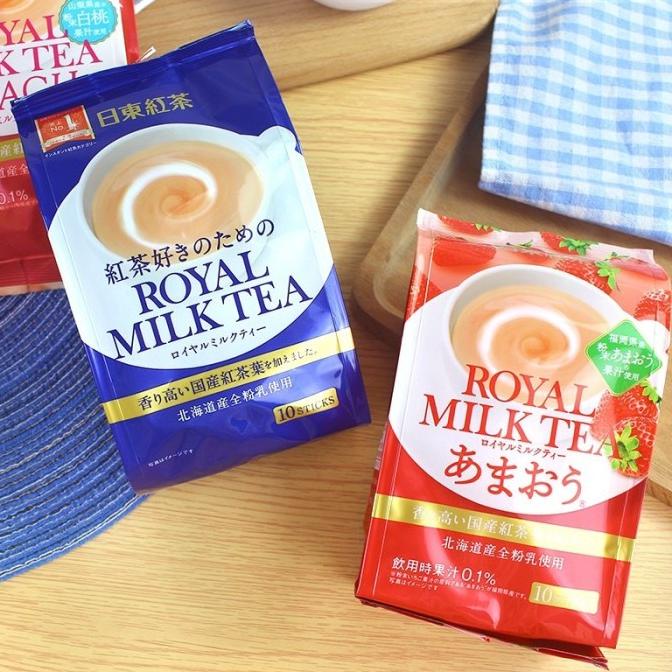 

Nittoh Kocha Royal Milk Tea Japan Teh Susu Import Jepang Amaou Peach