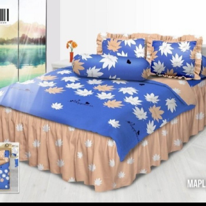 Sprei Rumbai Topi King My Love Maple Leaf 180x200 cm - T RUMBAI 50 CM {Property Off Liliy Grosir
