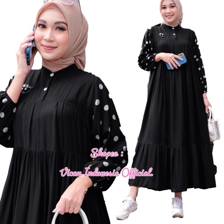 DASIMA #2 AGATA SQUARE SERIES MIDI HOMEY DRESS BAHAN RAYON GAMIS PAKAIAN WANITA FASHION BUSANA MUSLI
