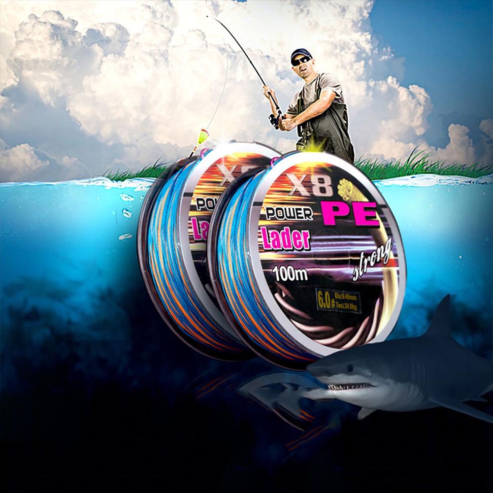 SUPER PE 8 KEPANG ZERO SENAR BENANG PE TALI PE PANCING SUPER PE 8 BRAID LINE 100 METER - X8 SENAR PA