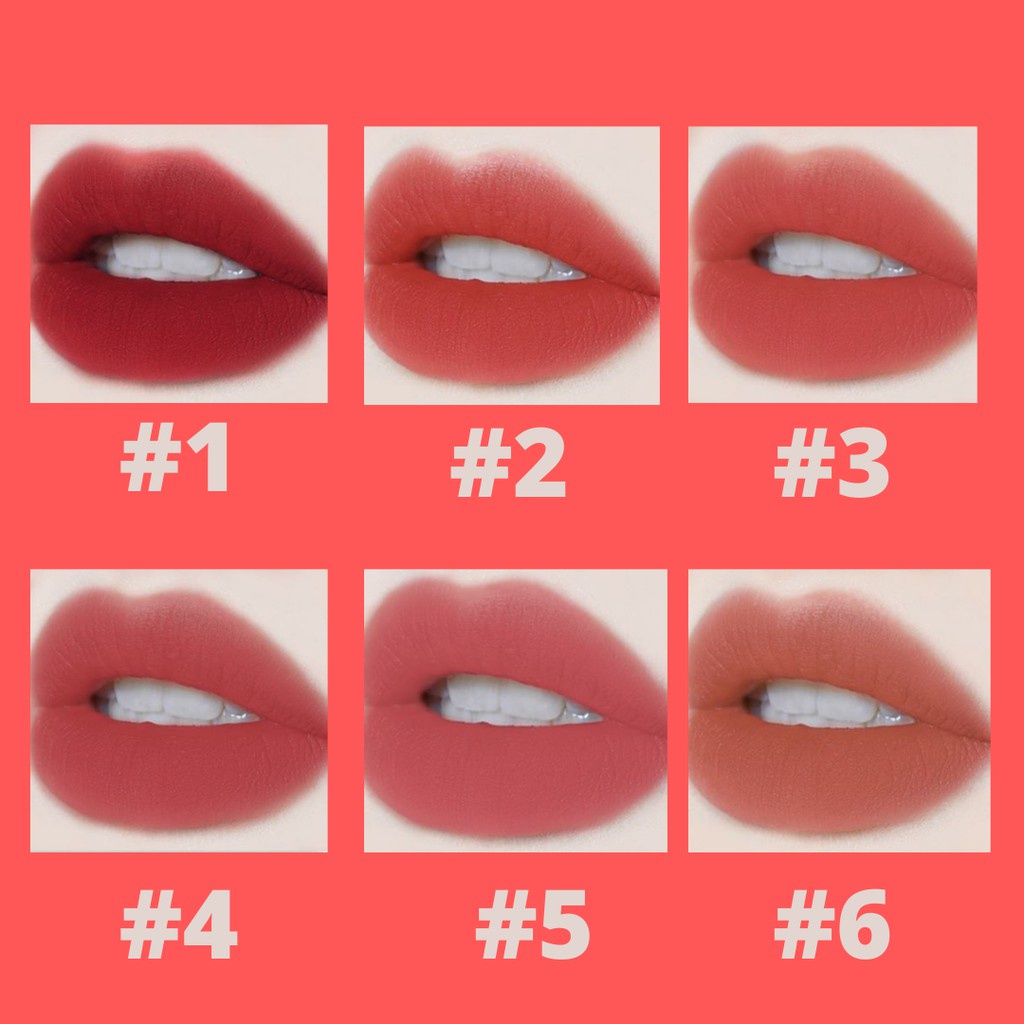 LIPSTIK MATTE GLAZE 6 COLORS