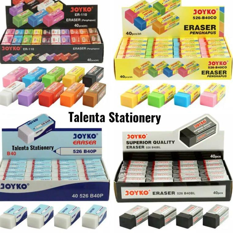

[KODE N6BEU] Penghapus Pensil Kecil Putih / Hitam / Warna Grosir 40 Pcs