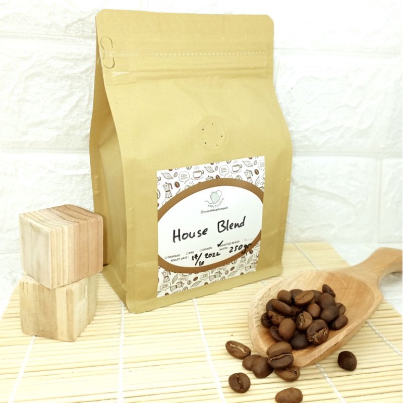 

House Blend Coffee Rumah Kopi Tumpah Biji Kopi / Kopi Bubuk