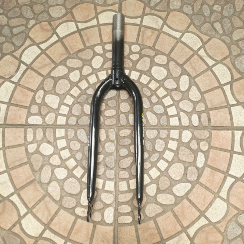 FORK GARPU SEPEDA LIPAT FOLDING 20 PLATINUM  BESI CAKRAM DRAT HITAM