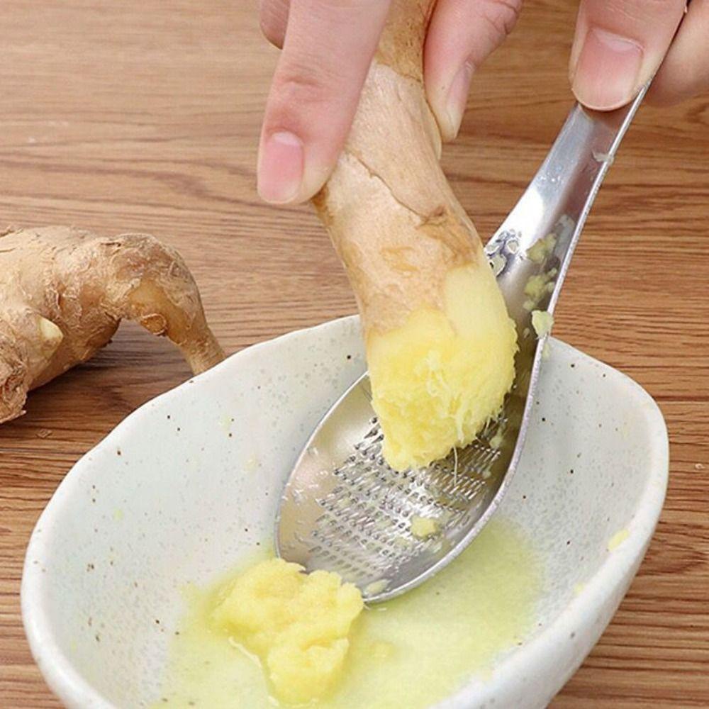 【 ELEGANT 】 Penggiling Bawang Putih Kreatif Pemotong Dapur Stainless Steel Lemon Zester