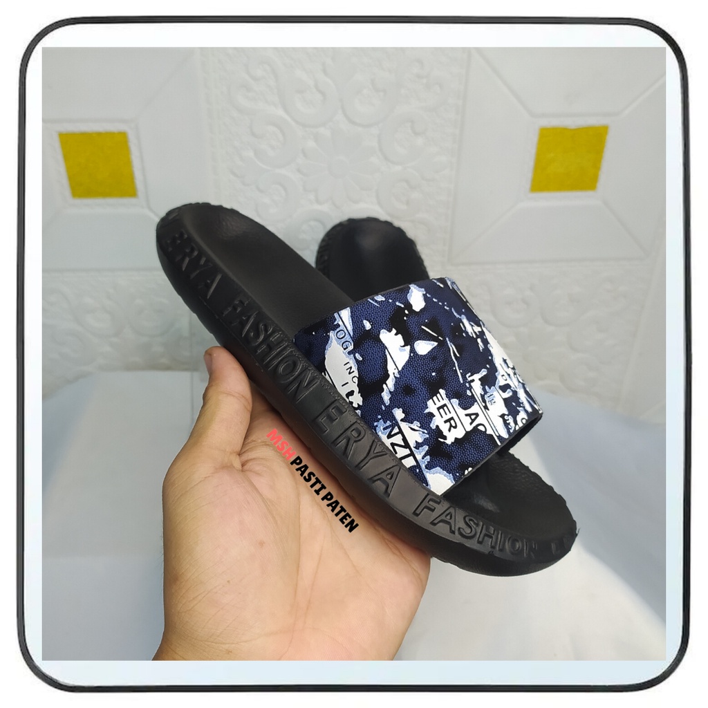 Sandal Slide Anak Size 36-40 Sandal Slipper Karet Sandal Anak Pria