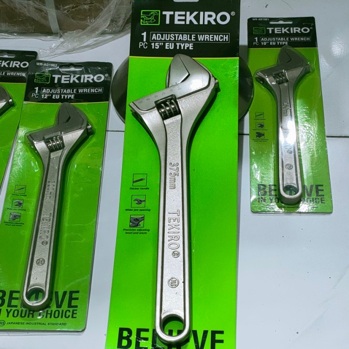 Kunci Inggris 15" 300 mm - Adjustable wrench - Kunci Inggris TEKIRO