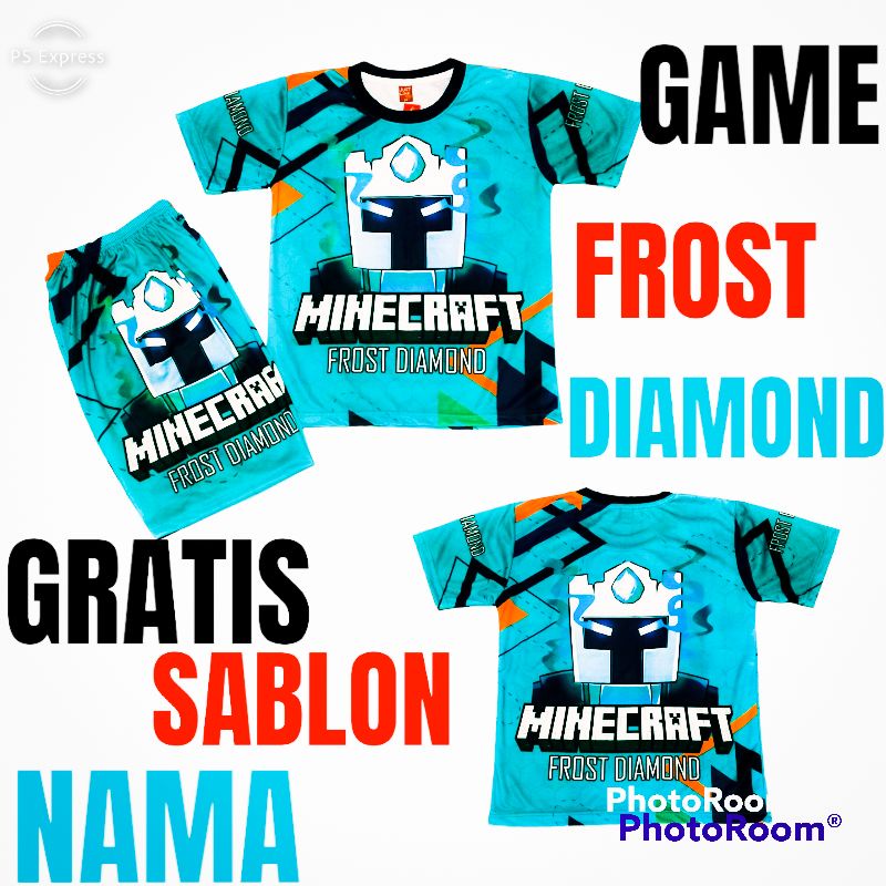 SETELAN BAJU FROST DIAMOND/BAJU MINICRAFT UNTUK ANAK UMUR 2-12 THN