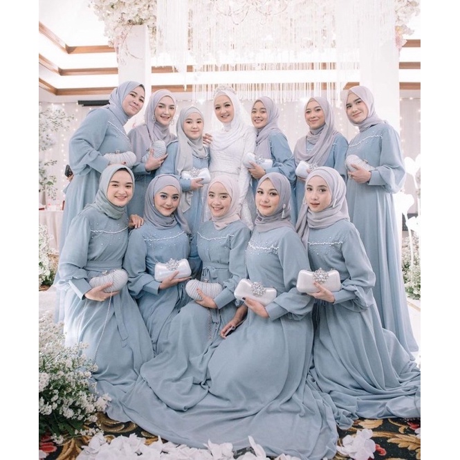 PAKET BRIDEMAIDS DRESS SERAGAM PERNIKAHAN