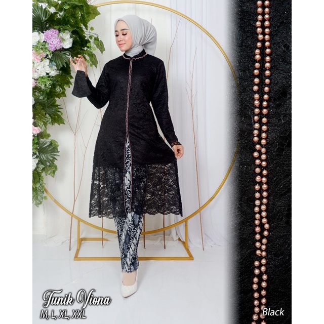 (Bayar di tempat) Kebaya Modern Busui payet Setelan Kebaya Tunik Brukat Busui Friendly Kebaya Modern Kebaya Bruka