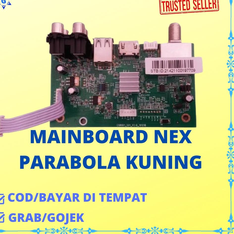 Grosir Merakyat NEX PARABOLA MAINBOARD NEX PARABOLA KUNING/G1 FREE CH 30 HARI