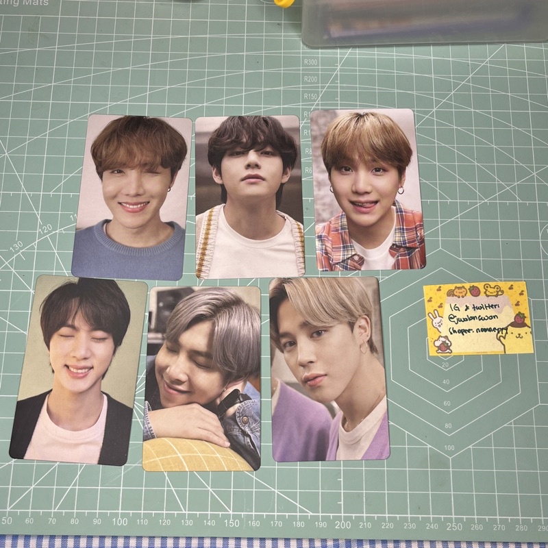 Photocard Samsung s20+ Yoongi Melet Jhope V Suga Jin RM Jimin Official