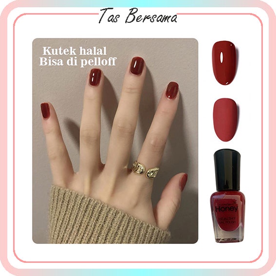Kutek Nail Polish Peel Off Kutek Tahan Lama / Kutek Peel Off Kupas Halal 100