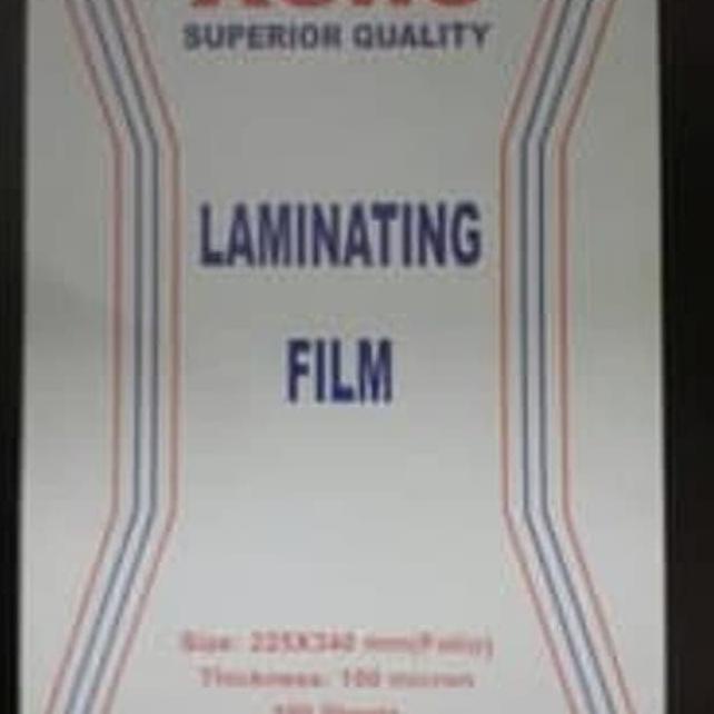 

Stock Ada PLASTIK LAMINATING F4 / LAMINATING FOLIO 100 MICRON AMANDA