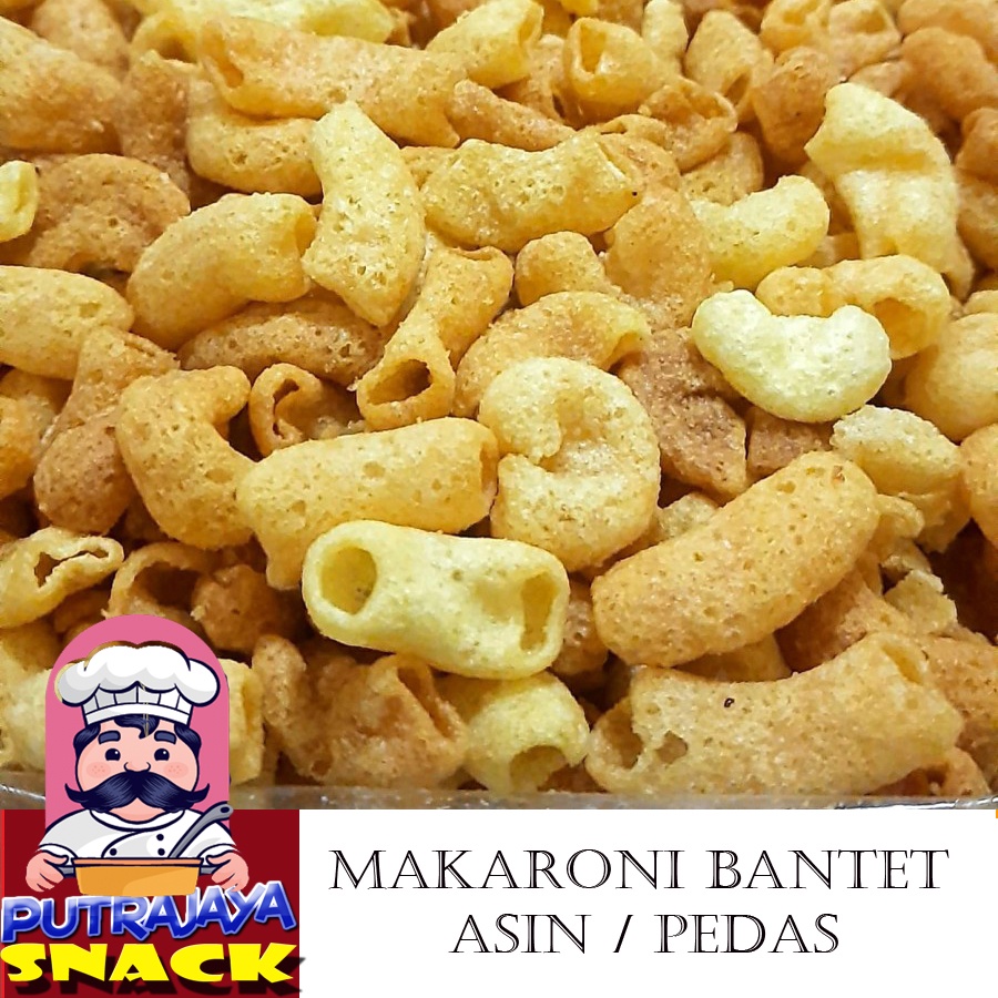 

Makaroni kecil asin gurih original / Pedas / Makaroni bantat / Cemilan Santai / Jajanan Kiloan