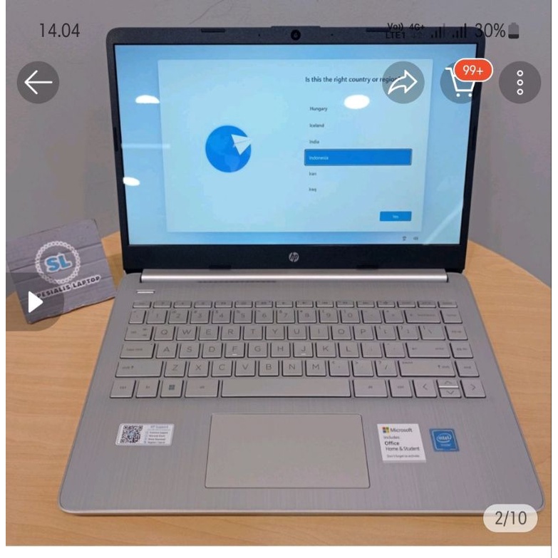 Promo laptop baru HP 14S