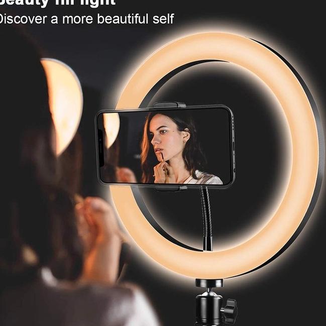 Harga Irit Selfie Ring Light 10&quot;inch 26cm Lampu Ring LED Soft Light Premium R26