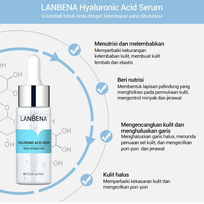 (READY &amp; ORI) LANBENA HYALURONIC ACID SERUM LB5880