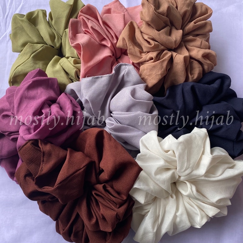 SCRUNCHIE JUMBO IKAT RAMBUT SCRUNCHIE