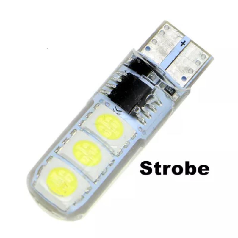 lampu sein senja lampu kota T10 flashing RGB 7 WARNA 12V/24V