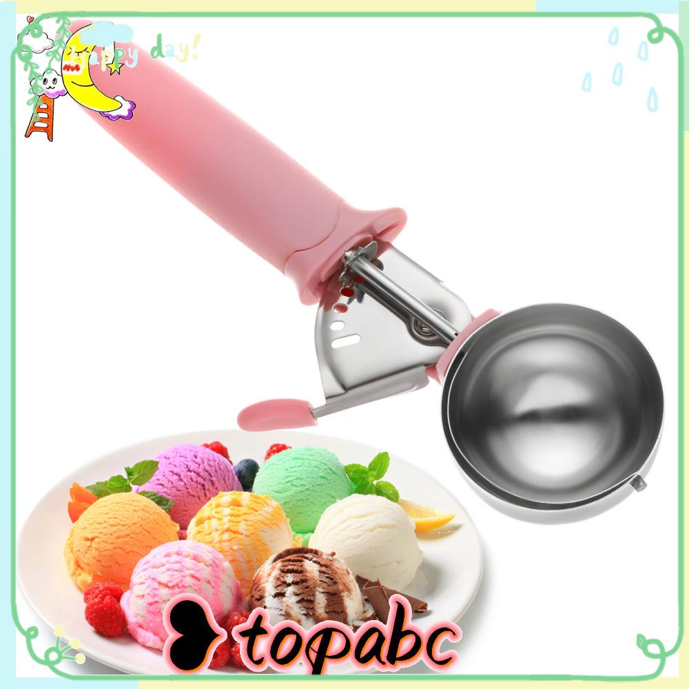 Top Ice Cream Scoop Alat Dapur Ice Ball Maker Metal Cookie Scoop Ball Scooper