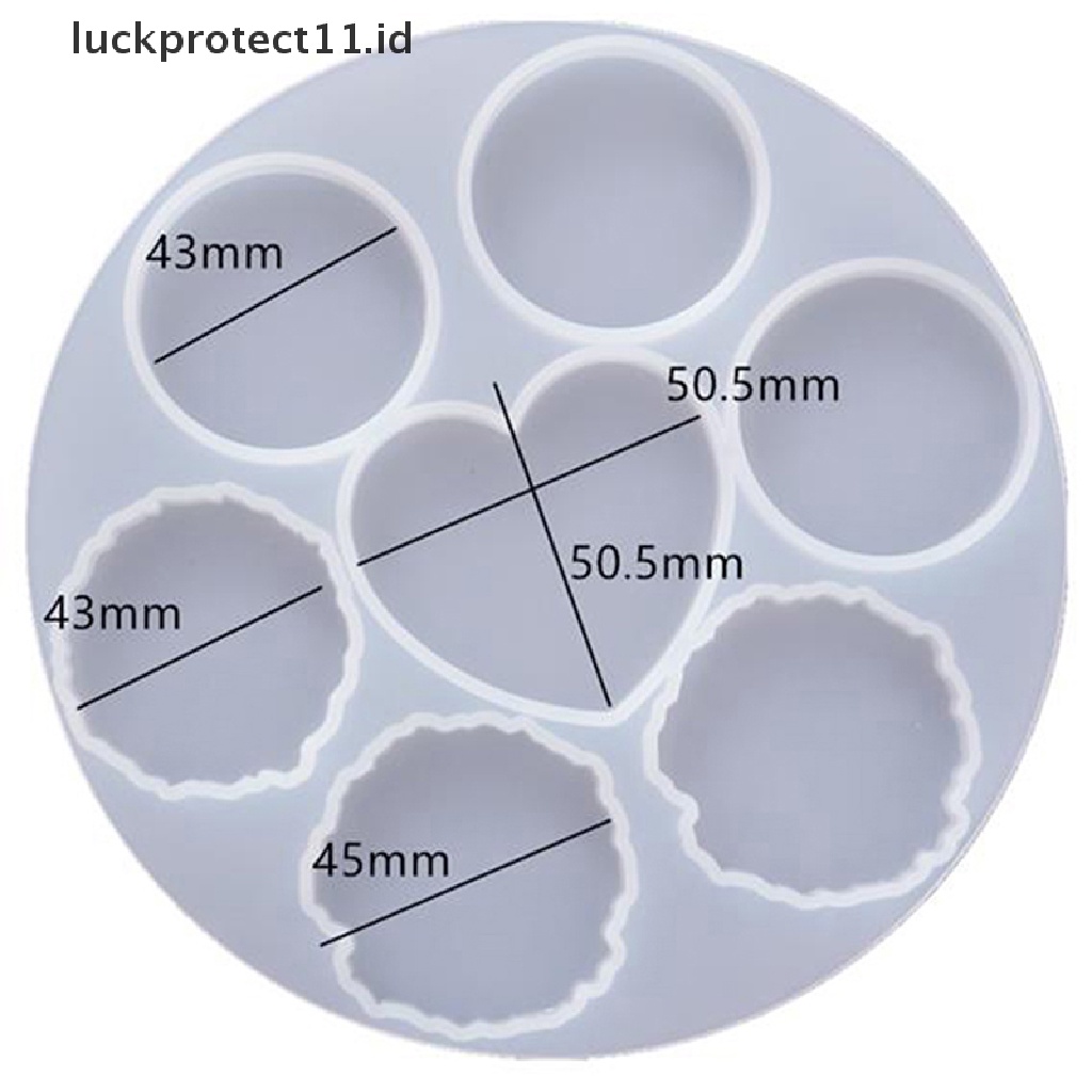 /Fashion Hot//// DIY Kristal Epoxy Resin Cetakan Airbag Ponsel Bulat Silikon Cetakan.