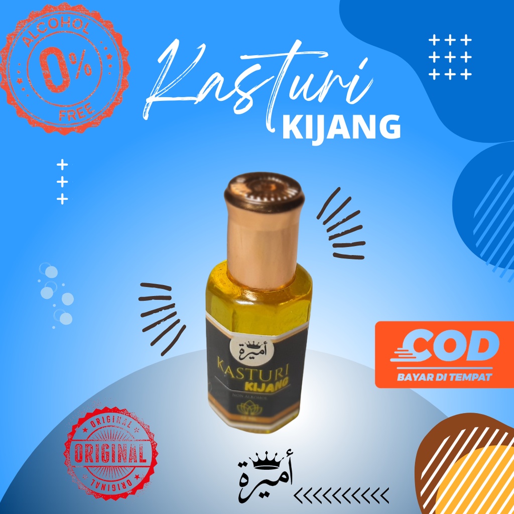 Bibit Arabian Parfum KASTURI KIJANG Asli 100% - 6 ML - Parfum Sholat - Parfum Arab