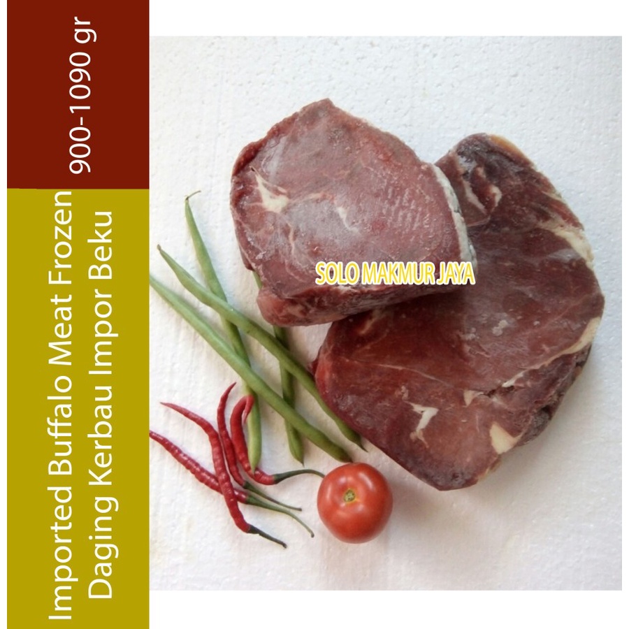 

Imported Buffalo Meat Frozen Daging Kerbau Impor Beku Kebo Kerbao 1kg 1 kg 1000gr 1000 gr