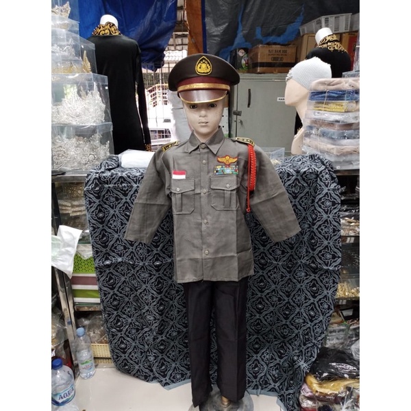 baju profesi anak polisi/baju anak polisi