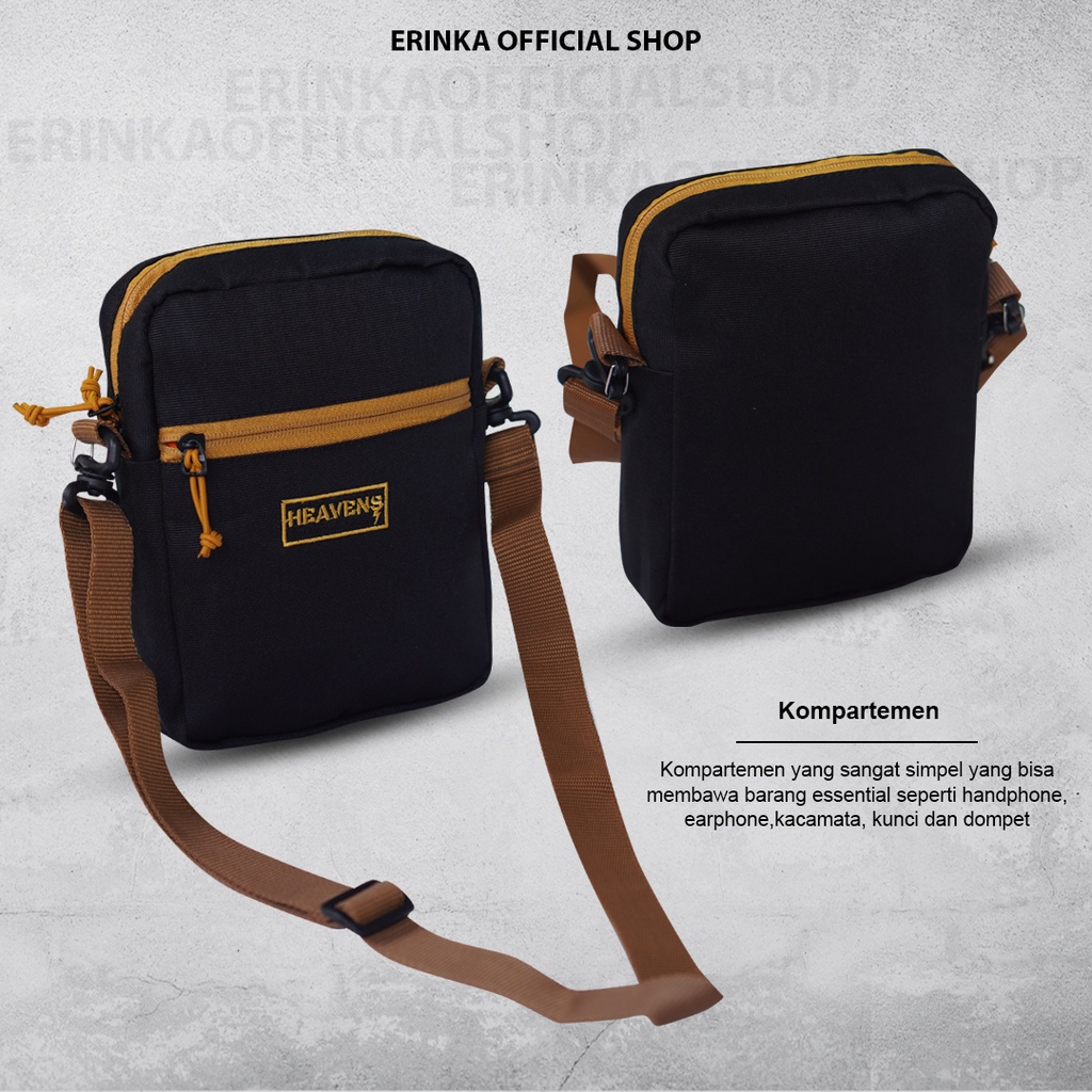 Heavens.bag Slingbag mini distro Heavens original - Tas Selempang Pria Casual Pouch Bag