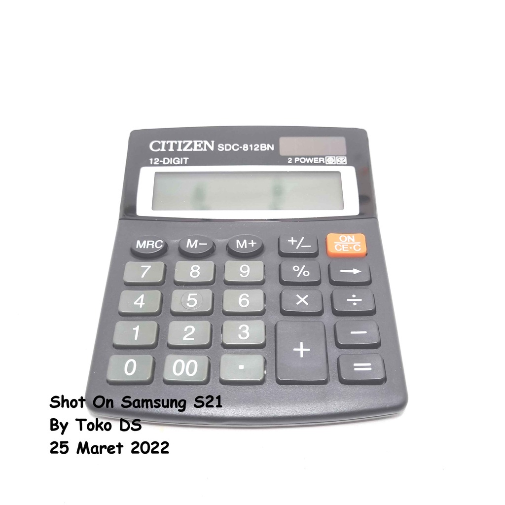 

Kalkulator Citizen SDC 812BN 12 Digit - Kalkulator Hitung Dagang Calcu