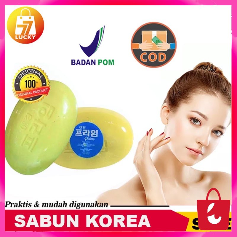 [ BPOM ] SABUN MUKA GLOWING DAN PEMUTIH WAJAH AMPUH DAN HARUM - SABUN KOREA ORIGINAL 100%