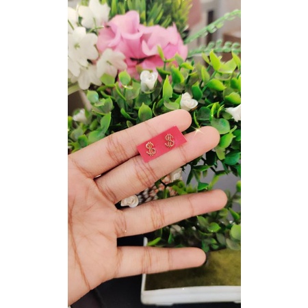 Giwang Dollar Emas 8k