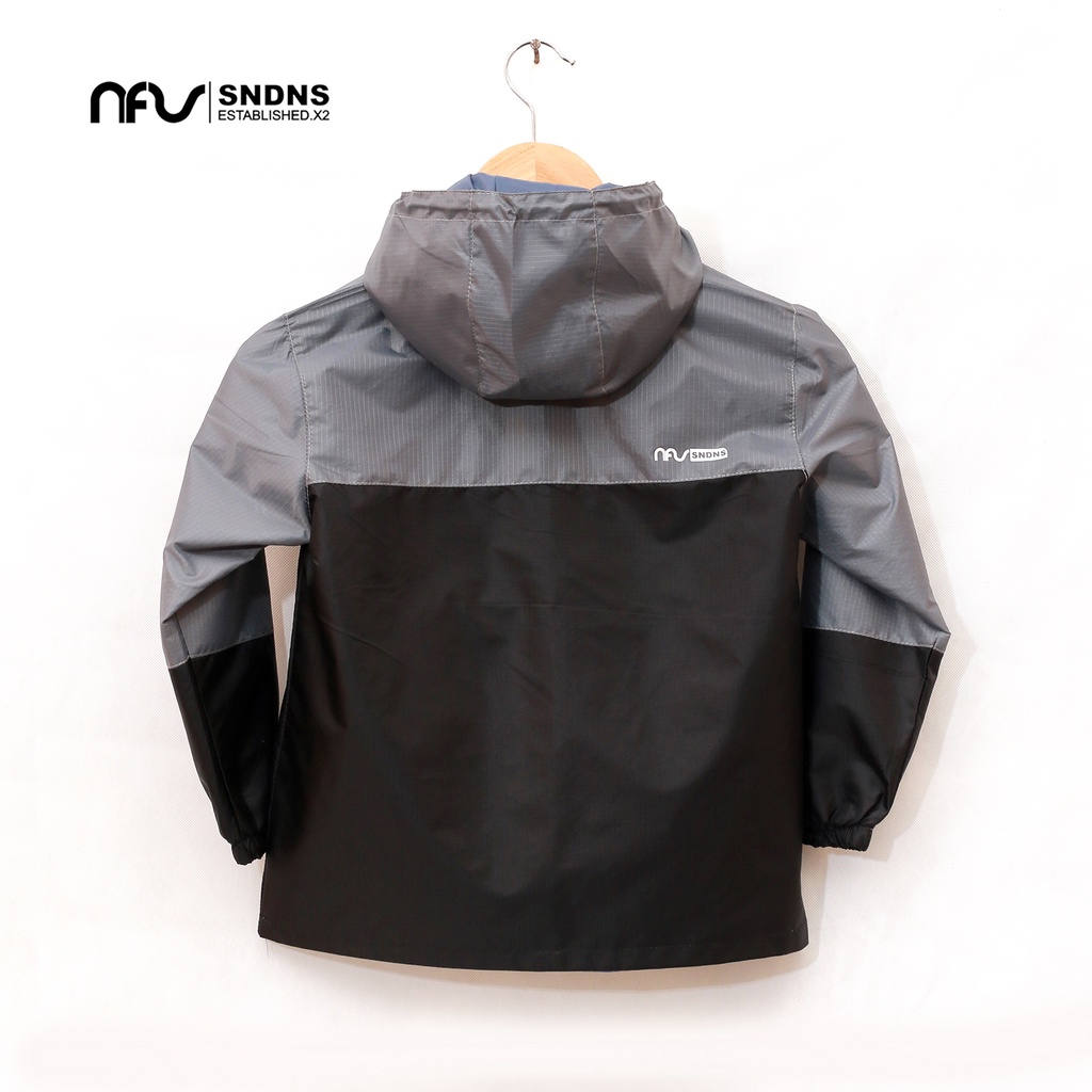 Jaket Waterproof Anak Kombinasi Tanggung laki laki dan perempuan 4-15 Tahun